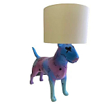 Лампа COLLECTION OF DOGS с абажуром Бультерьер варинант исполнения - 2 | Loft Concept в Барнауле