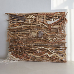 Большая Абстрактное Панно из веток и нитей Dryad Wall Art варинант исполнения - 4 | Loft Concept в Барнауле