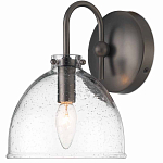 Бра с куполообразным прозрачным плафоном Glass Dome with Seeds варинант исполнения - 2 | Loft Concept в Барнауле