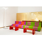 Дизайнерское кресло зеленое Poltronova Sofo Verosa Green Pink Armchair варинант исполнения - 18 | Loft Concept в Барнауле