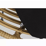 Стул круглый с ротанговым плетением Round Wicker Stool варинант исполнения - 6 | Loft Concept в Барнауле