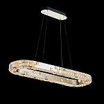 Люстра овальная с мозаичным хрустальным оформлением Sparks of Crystal варинант исполнения - 1 | Loft Concept в Барнауле