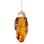 Подвесной светильник Soar Hanging Lamp Brass Amber Янтарный варинант исполнения - 1 | Loft Concept в Барнауле