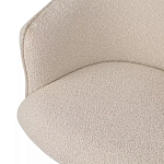 Кресло офисное полукруглое с буклированной обивкой Adjustable Chair варинант исполнения - 3 | Loft Concept в Барнауле