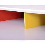 Письменный стол с 2-мя чёрными выдвижными ящиками и нишей с цветными разделителями Ballan варинант исполнения - 4 | Loft Concept в Барнауле