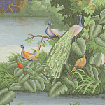 Обои ручная роспись Le Brésil Eden варинант исполнения - 1 | Loft Concept в Барнауле