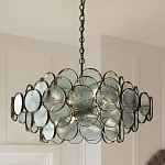 Люстра с каскадом из круглых стеклянных дисков Small Round Sequins варинант исполнения - 5 | Loft Concept в Барнауле