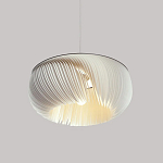 Подвесной светильник с белыми изящными декоративными лепестками Volumetric Petal Lamp варинант исполнения - 2 | Loft Concept в Барнауле