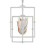 Люстра белая прямоугольная с абажурами в виде цветков тюльпана White Tulips варинант исполнения - 4 | Loft Concept в Барнауле