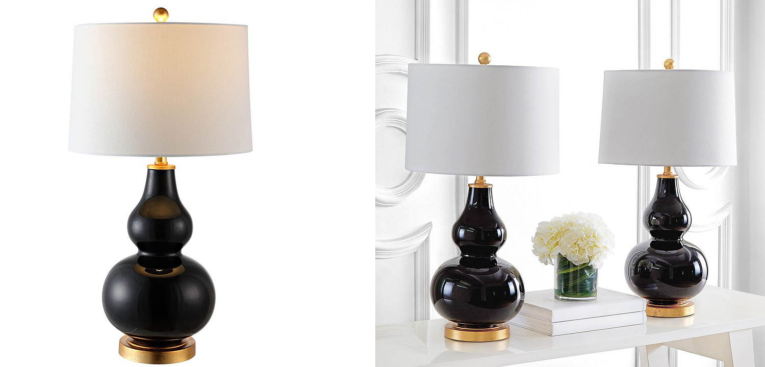 Настольная лампа Loraine Black Table lamp Настольная лампа Loraine Black Table lamp - Loft-Concept в Барнауле