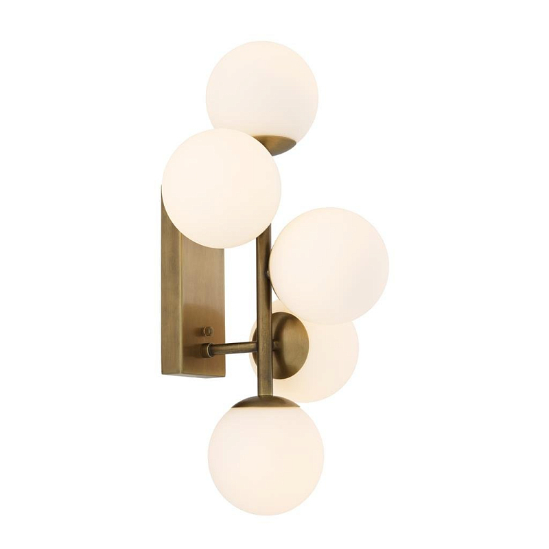 Бра Eichholtz Wall Lamp Libris Латунь Белый Бра Eichholtz Wall Lamp Libris Латунь Белый в Барнауле | Loft Concept