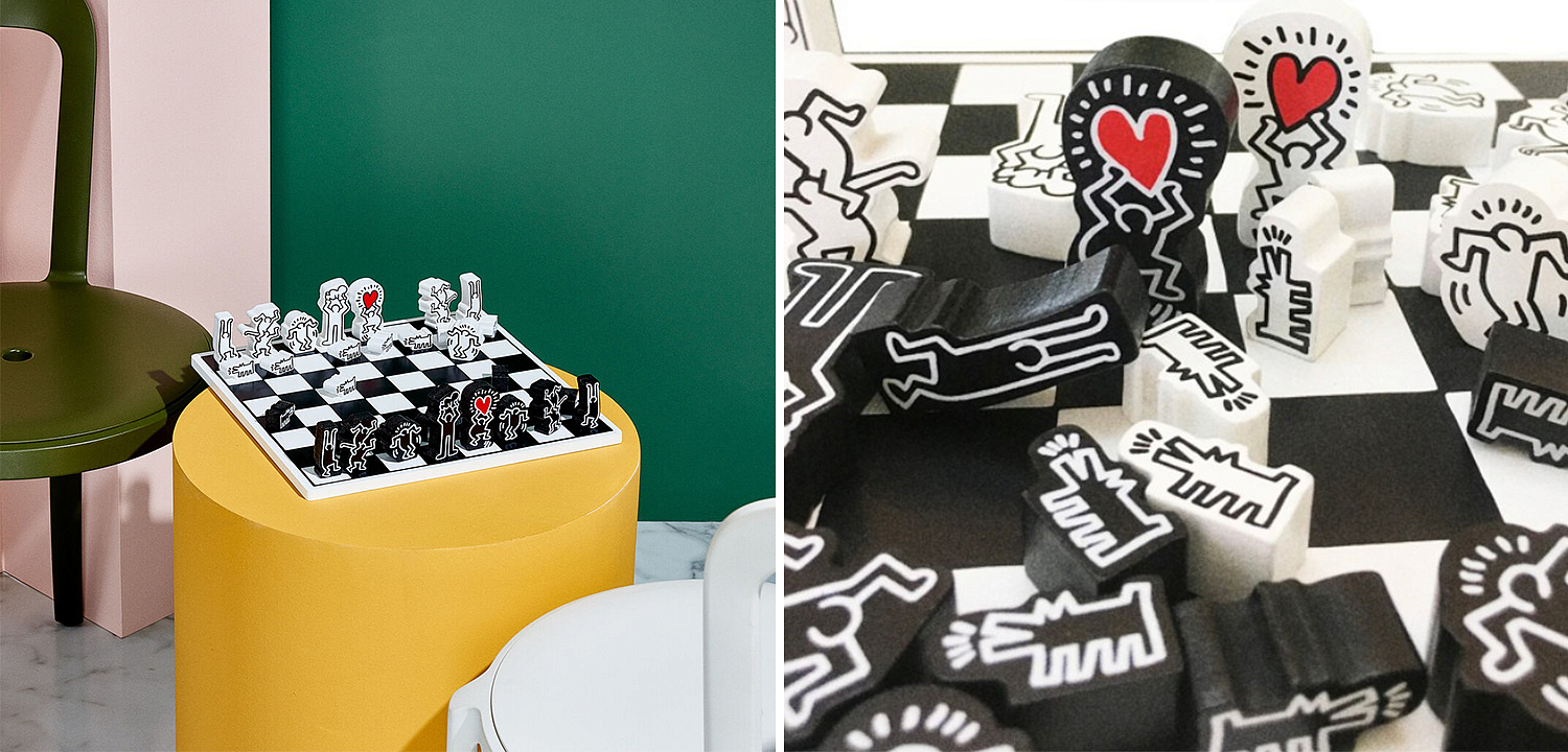 Деревянный шахматный набор Keith Haring Chess Set Деревянный шахматный набор Keith Haring Chess Set - Loft-Concept в Барнауле