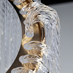 Люстра с подвесными рифлеными стеклянными трубками Nembus варинант исполнения - 20 | Loft Concept в Барнауле