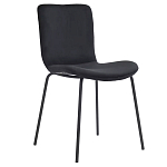 Стул черный с обивкой из велюра Black Archie Chair варинант исполнения - 2 | Loft Concept в Барнауле