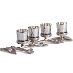 Подсвечник из алюминиевого сплава Cozy Light варинант исполнения - 1 | Loft Concept в Барнауле