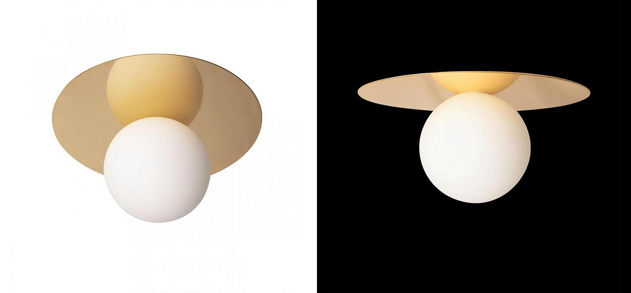 Светильник потолочный MATISSE Gold 25 см Светильник потолочный MATISSE Gold 25 см - Loft-Concept в Барнауле