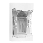 Встраиваемый в стену гипсовый светильник под покраску с колоннами и арками в античном стиле Antiquity Athena варинант исполнения - 8 | Loft Concept в Барнауле