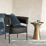 Приставной столик из латуни Grant Brass Side Table варинант исполнения - 5 | Loft Concept в Барнауле