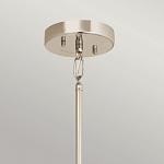 Подвесной светильник с рифленым стеклянным плафоном в форме шара Kichler варинант исполнения - 8 | Loft Concept в Барнауле