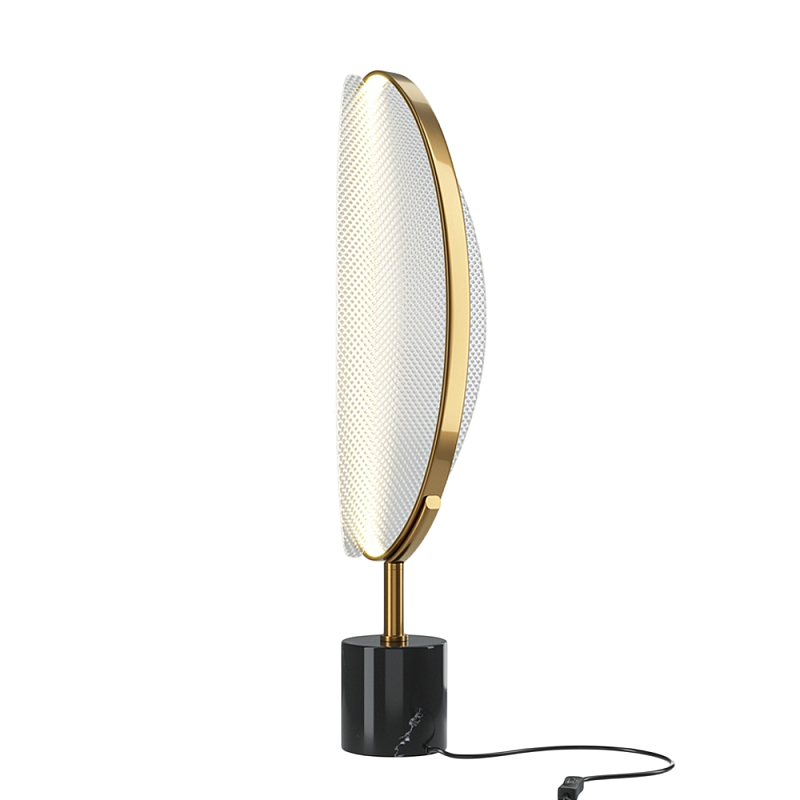 Настольный светильник Breeze 3000К 15Вт Латунь Прозрачный в Барнауле | Loft Concept 