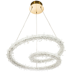 Фигурная люстра украшенная кристаллами из хрусталя Gilbertine Crystals Spiral Chandelier варинант исполнения - 2 | Loft Concept в Барнауле