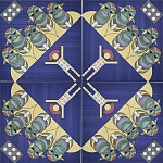 Плитка дизайнерская с узором Мангалоры варинант исполнения - 2 | Loft Concept в Барнауле