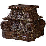 Подсвечник из массива тика Antique Candle Holder варинант исполнения - 1 | Loft Concept в Барнауле