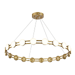 Люстра кольцевая с круглыми светодиодными источниками света Maxine Light варинант исполнения - 9 | Loft Concept в Барнауле