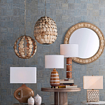 Люстра в форме шара с декором из круглых декоративных элементов Texture Discs варинант исполнения - 4 | Loft Concept в Барнауле