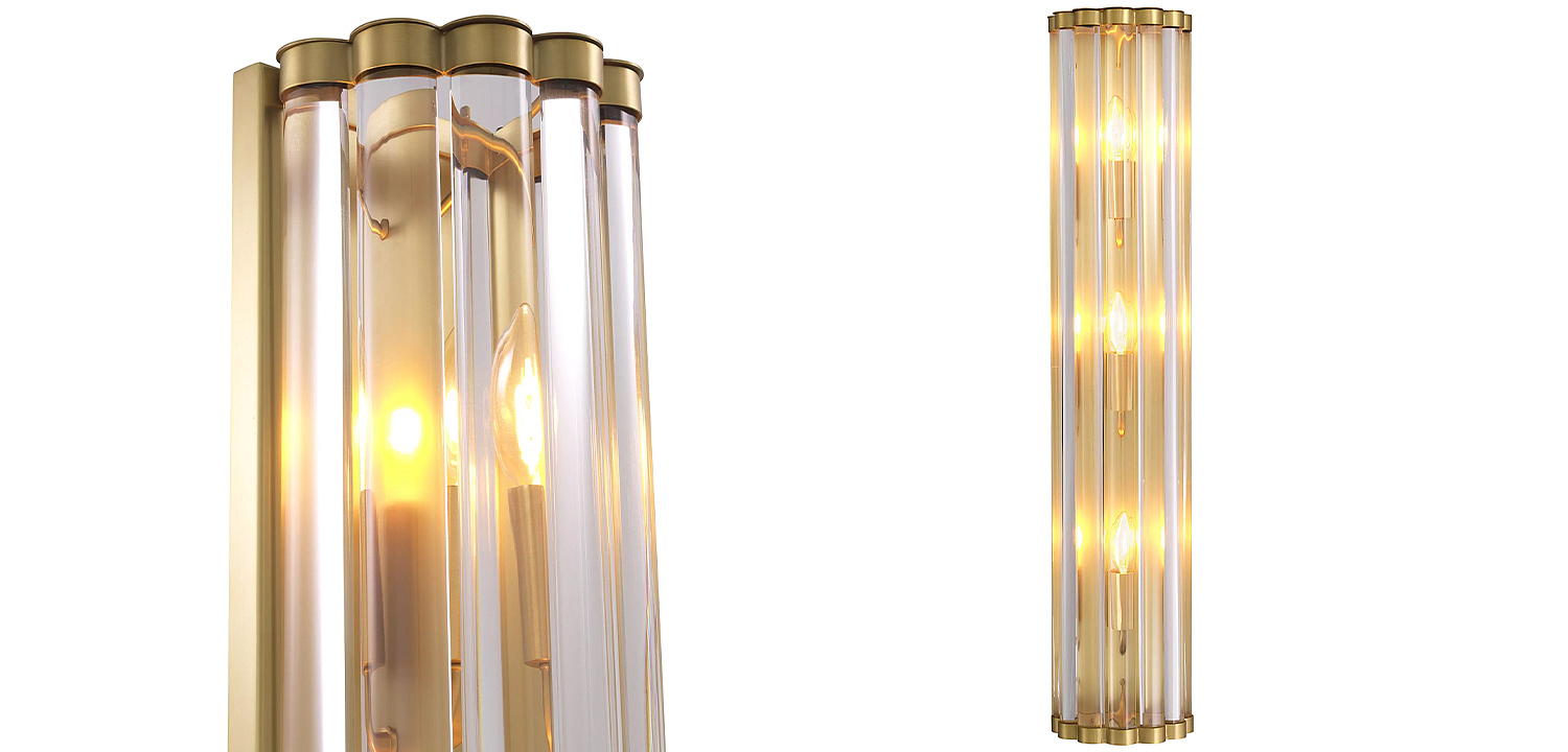 Бра Eichholtz Wall Lamp Amalfi Brass Бра Eichholtz Wall Lamp Amalfi Brass - Loft-Concept в Барнауле