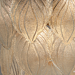 Люстра на цепи с прозрачными стеклянными подвесками в виде листьев Textured Glass Chandelier варинант исполнения - 5 | Loft Concept в Барнауле