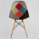 Стул с обивкой в технике пэчворк DSW варинант исполнения - 4 | Loft Concept в Барнауле