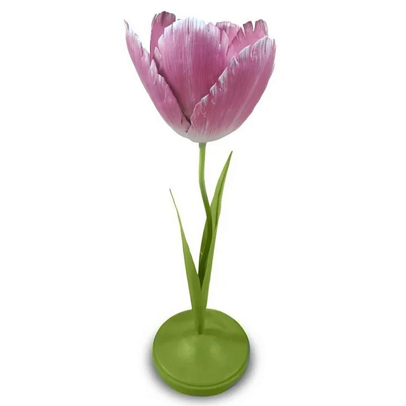 Подсвечник Candleholder Tulip Fancy Зеленый Розовый Подсвечник Candleholder Tulip Fancy Зеленый Розовый в Барнауле | Loft Concept