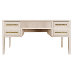 Большой Рабочий стол Primo с 5 выдвижными ящиками Светлый дуб варинант исполнения - 7 | Loft Concept в Барнауле