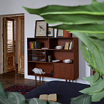 Стеллаж Retro Brown Rack варинант исполнения - 2 | Loft Concept в Барнауле