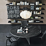 Обеденный стол круглый с фигурными ножками Arc варинант исполнения - 1 | Loft Concept в Барнауле