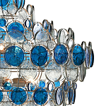 Люстра с каскадом из круглых декоративных элементов Harmony of Light варинант исполнения - 1 | Loft Concept в Барнауле