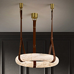 Люстра в форме обруча из натурального камня Minerals of Light варинант исполнения - 6 | Loft Concept в Барнауле