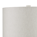 Настольная лампа мраморная с тканевым цилиндрическим абажуром Sharpened варинант исполнения - 2 | Loft Concept в Барнауле