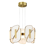 Люстра с мраморными вставками Marble Plates варинант исполнения - 2 | Loft Concept в Барнауле