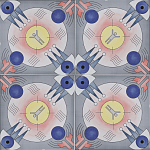 Плитка дизайнерская с узором Элемент варинант исполнения - 3 | Loft Concept в Барнауле