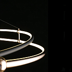 Люстра подвесная светодиодная Dаiana круглая варинант исполнения - 4 | Loft Concept в Барнауле