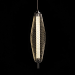 Люстра круглая каскадня с 5-ю плафонами из металлической сетки Mesh Lampshade Lighting варинант исполнения - 5 | Loft Concept в Барнауле