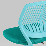 Яркий компьютерный стул Tropica Turquoise варинант исполнения - 6 | Loft Concept в Барнауле