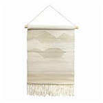 Панно из шерсти и хлопка с узором Beige Calista Serene варинант исполнения - 2 | Loft Concept в Барнауле