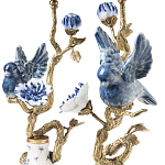 Подсвечник Candleholder Birds Atlanta Set 2 Pcs варинант исполнения - 3 | Loft Concept в Барнауле