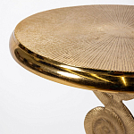 Кофейный стол из металла с круглой столешницей Table Gold Metal варинант исполнения - 2 | Loft Concept в Барнауле