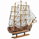 Декоративная модель деревянного парусника With The low варинант исполнения - 2 | Loft Concept в Барнауле