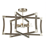 Подвесной светильник в форме фонаря серый Gray Eco Lantern варинант исполнения - 2 | Loft Concept в Барнауле