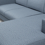 Мебельная ткань Шенилл голубой цвет 142 см T4-49 варинант исполнения - 8 | Loft Concept в Барнауле